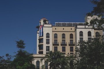 Fototapeta na wymiar Le drapeau cubain