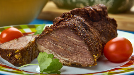 Swedish baked marinated beef