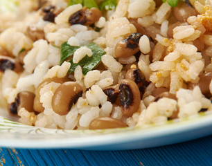 Black Eyed Peas and Rice
