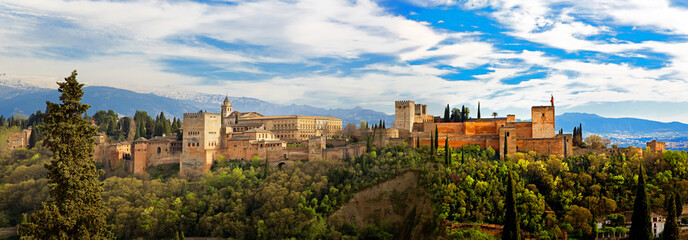 Granada, Alhambra - obrazy, fototapety, plakaty