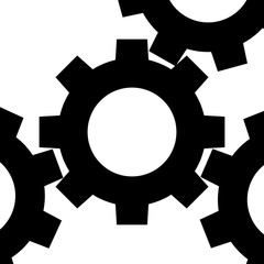 Gear vector icon