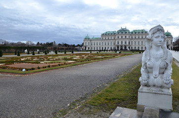 Giardino del Castello del Belvedere a Vienna