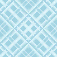 Geometric seamless pattern. Pale blue ornamental design