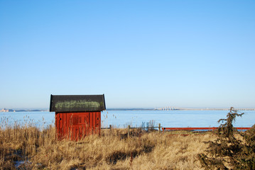 Coastal view by the Oland Bridge