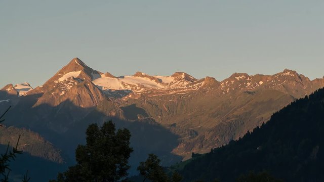 Kitzsteinhorn &Ouml;sterreich Salzburg Pinzgau Sonnenaufgang