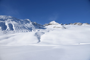 Winter in Belalp, Wallis (Switzerland)