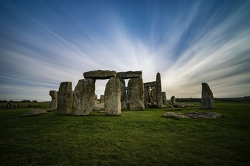 Stongehenge mit Wolken
