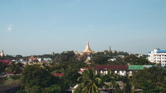 Shwedagon Pagoda in Myanmar