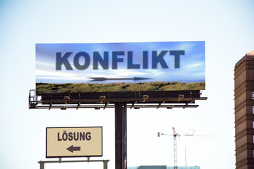 Schild 298 - Konflikt