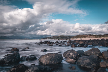 British coastline, Shell island