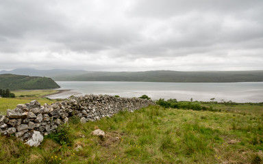 Kyle of Tongue and the Scottish Highlands landscape