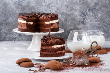 Home made chocolate cake