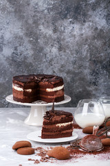 Home made chocolate cake