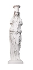 Marble Caryatid, early 19th century, Russian Museum, St. Petersburg, Russia