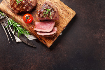 Grilled fillet steak