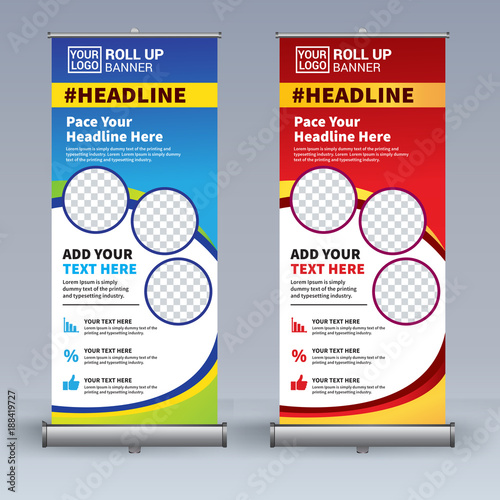 Roll Up Banner Design Template Vertical Abstract Background Pull Roll Up Banner Design Template Vertical Abstract Background Pull Modern X Rectangle Size