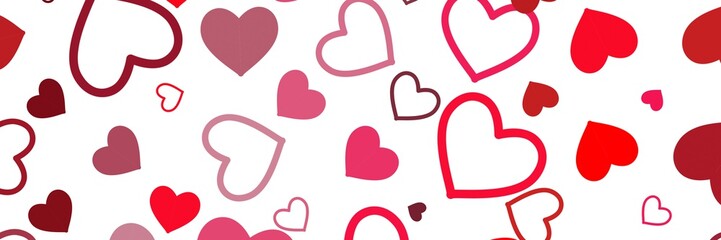 Valentines heart pattern