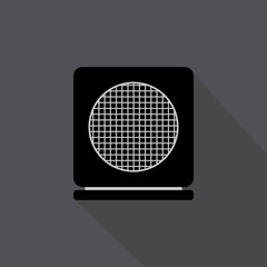 Speaker Icon Vector,desktop, grey background