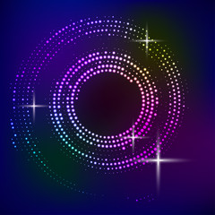 Vector abstract background with circles