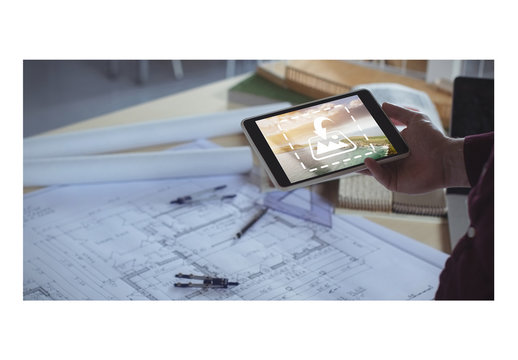 Builder Using Tablet Mockup 1