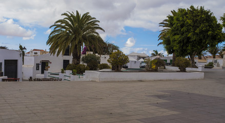 Fototapeta na wymiar Teguise town, Lanzarote, Canary islands, Spain 
