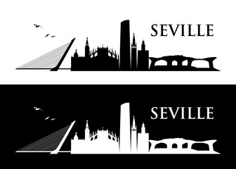 Seville skyline - Spain
