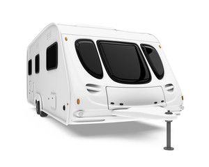 Camper Trailer Isolated