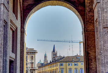Parma City View Under Ancient