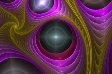 Fractal mathematic algorithm generated art picture illustration can illustrate universe 3D digital art galaxy universe illustration. colorful.