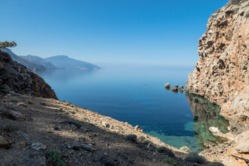 Fototapeta na wymiar Traumhafte Bucht auf Mallorca bei Sa Foradada