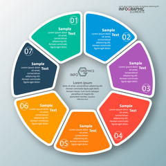 Abstract 3D Paper Infographics