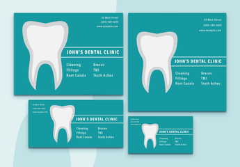 Dental Clinic Social Media Post Set 1