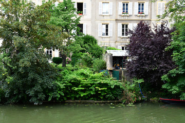 Metz, France - july 25 2016 : picturesque old city in summer