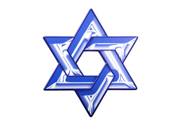 Obraz premium A Star of David sign for Hanukkah
