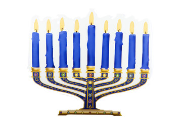 A Hanukkah Menorah for the Jewish Holiday