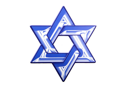 A Star of David sign for Hanukkah