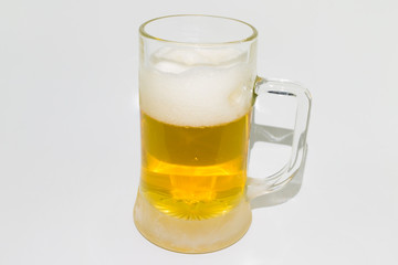 Cold mug of beer