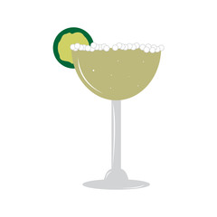 Isolated cocktail illustration
