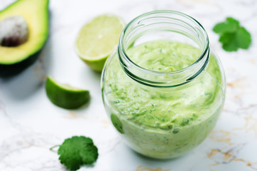 Greek yogurt avocado cilantro lime dressing