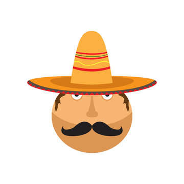 Man with a mexican hat