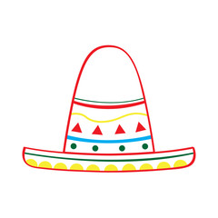 Mexican hat icon