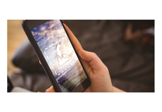 Close View Mockup of Smartphone 5