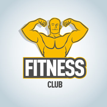 Fitness vector logo design template,design for gym and fitness. Isolated vector illustration.