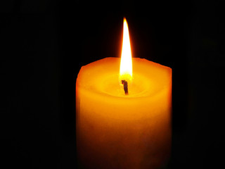 Candle in the dark