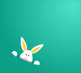 Obraz premium Happy Easter. Easter Bunny.