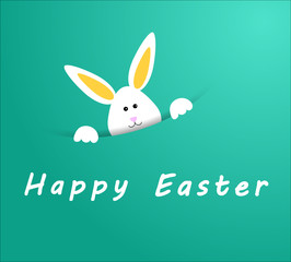 Happy Easter. Easter Bunny.