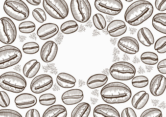 frame with coffee products