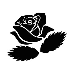 beautiful rose isolated icon vector illustration design