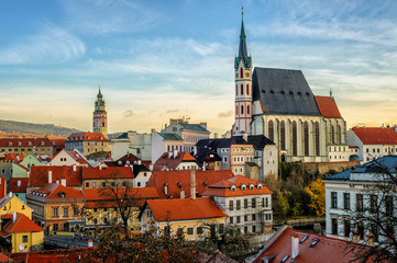 Obraz premium Ceski Krumlov Old Town, Czech Republic