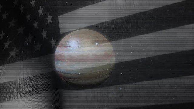 United States expedition to Jupiter - Terraforming concept  - Image Courtesy of NASA